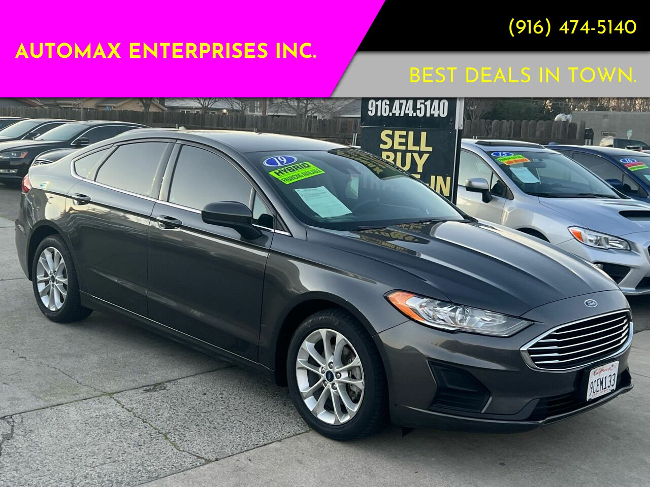 2019 Ford Fusion Roseville CA